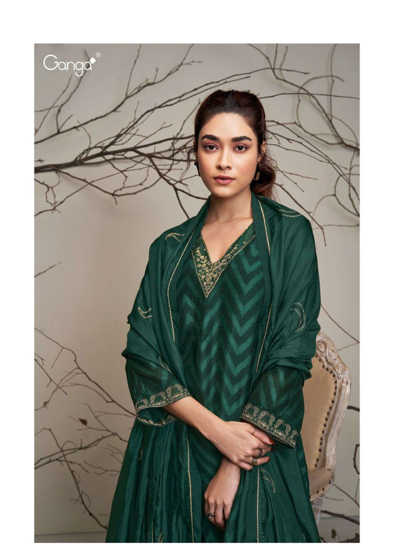Ganga Fashion Clara 2301 Bemberg Silk Designer Party Wear Salwar Suit