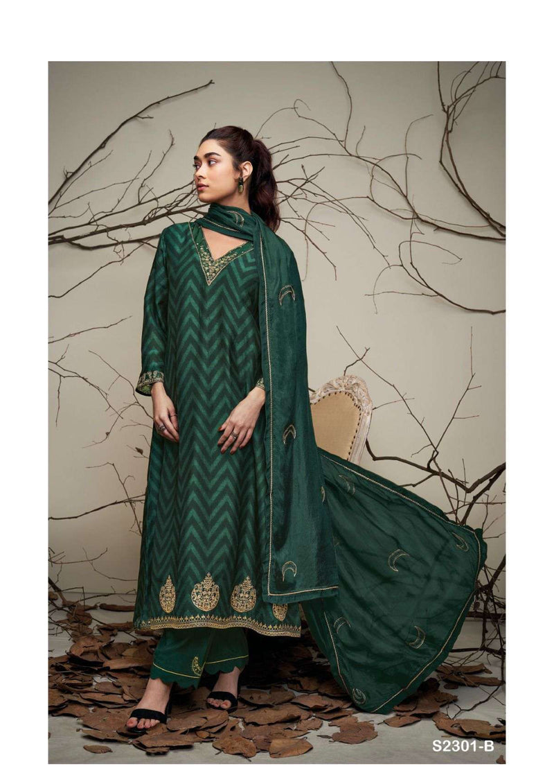Ganga Fashion Clara 2301 Bemberg Silk Designer Party Wear Salwar Suit
