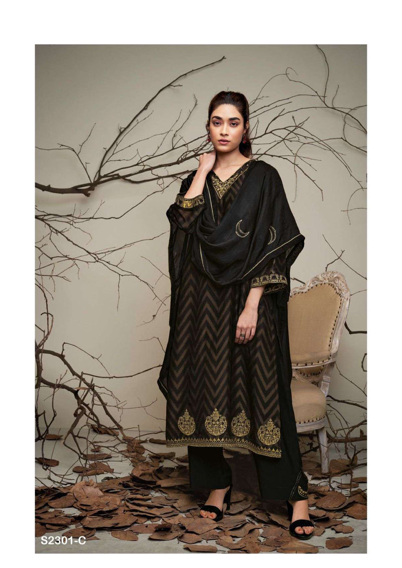 Ganga Fashion Clara 2301 Bemberg Silk Designer Party Wear Salwar Suit