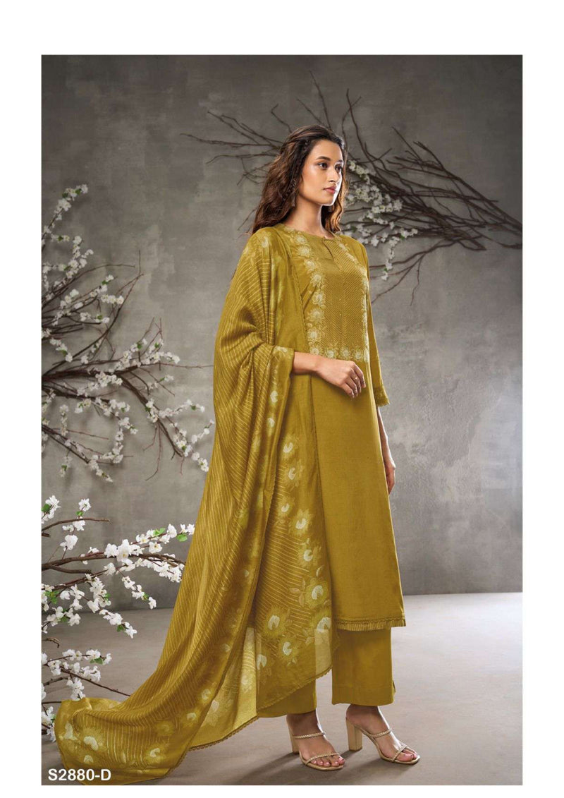 Ganga Fashion Conchaka 2880 Viscose Muslin Printed Salwar Kameez
