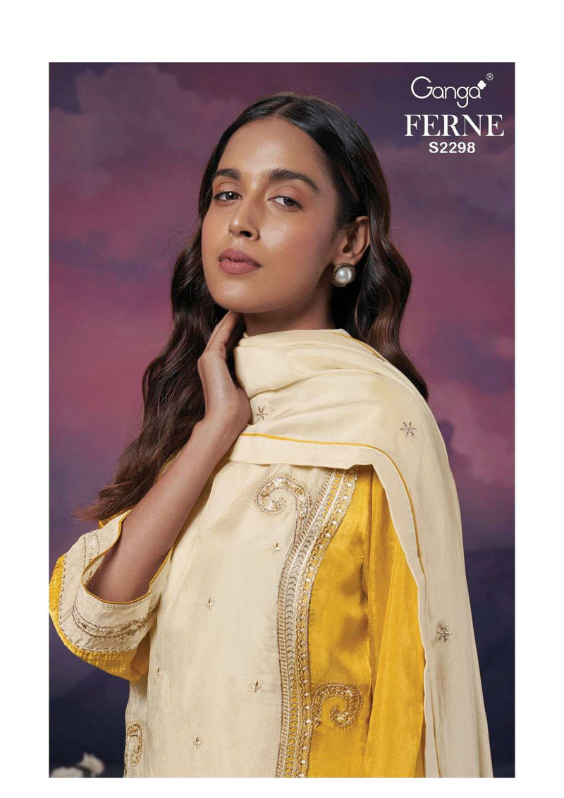Ganga Fashion Ferne 2298 Bemberg Habotai Silk Designer Salwar Kameez