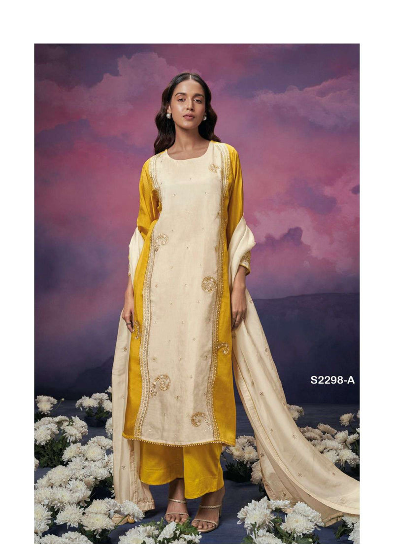 Ganga Fashion Ferne 2298 Bemberg Habotai Silk Designer Salwar Kameez
