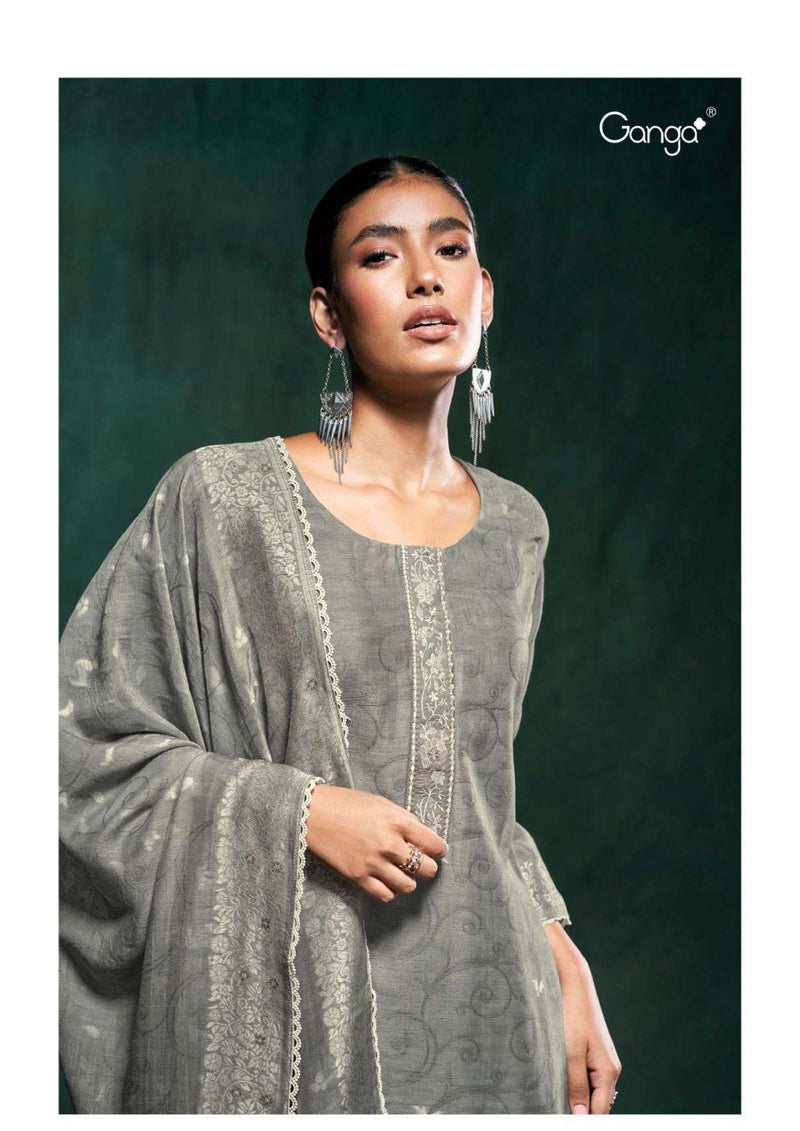 Ganga Fashion Gautami 2793 Viscose Silk Embroidery Festival Wear Salwar Kameez