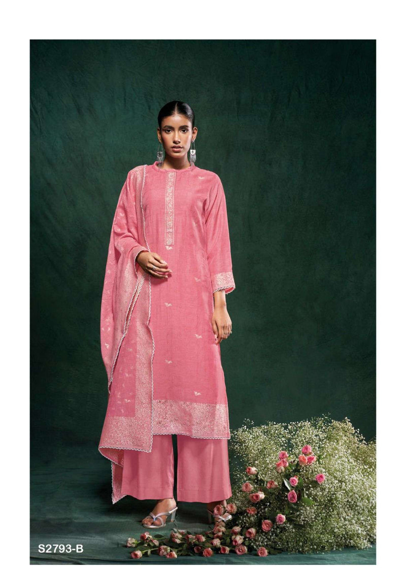 Ganga Fashion Gautami 2793 Viscose Silk Embroidery Festival Wear Salwar Kameez