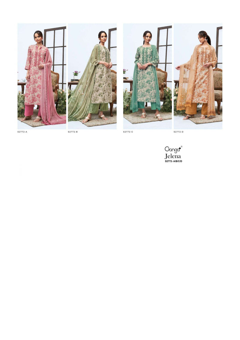Ganga Fashion Jelena 2772 Khadi Silk Stylish Salwar Suit