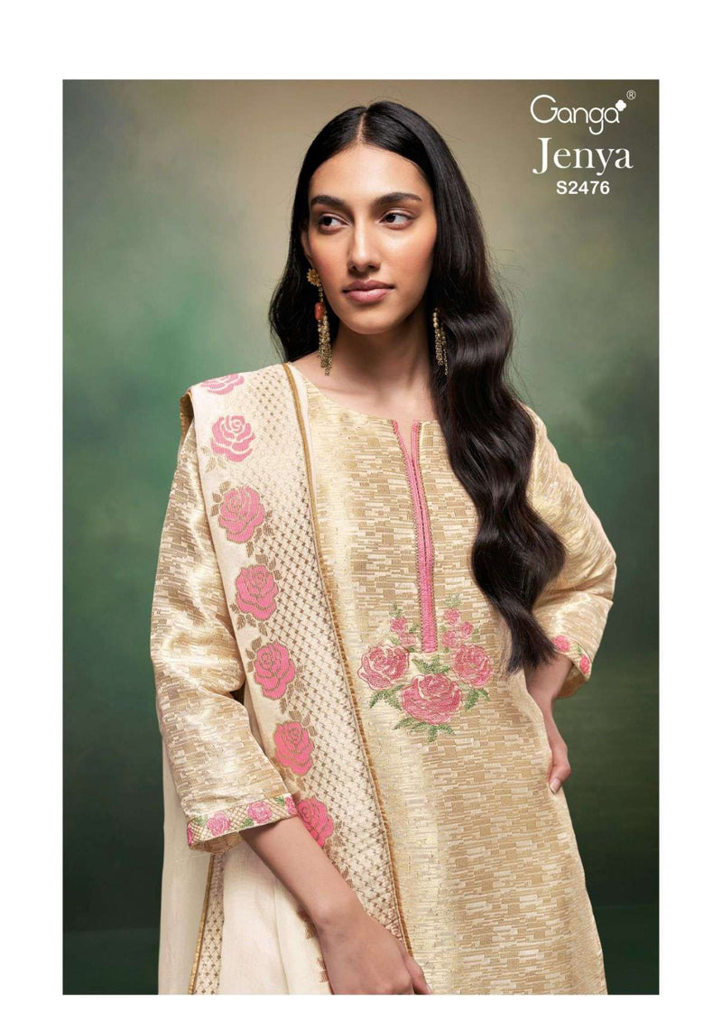 Ganga Fashion Jenya 2476 Organza Silk Designer Salwar Suit