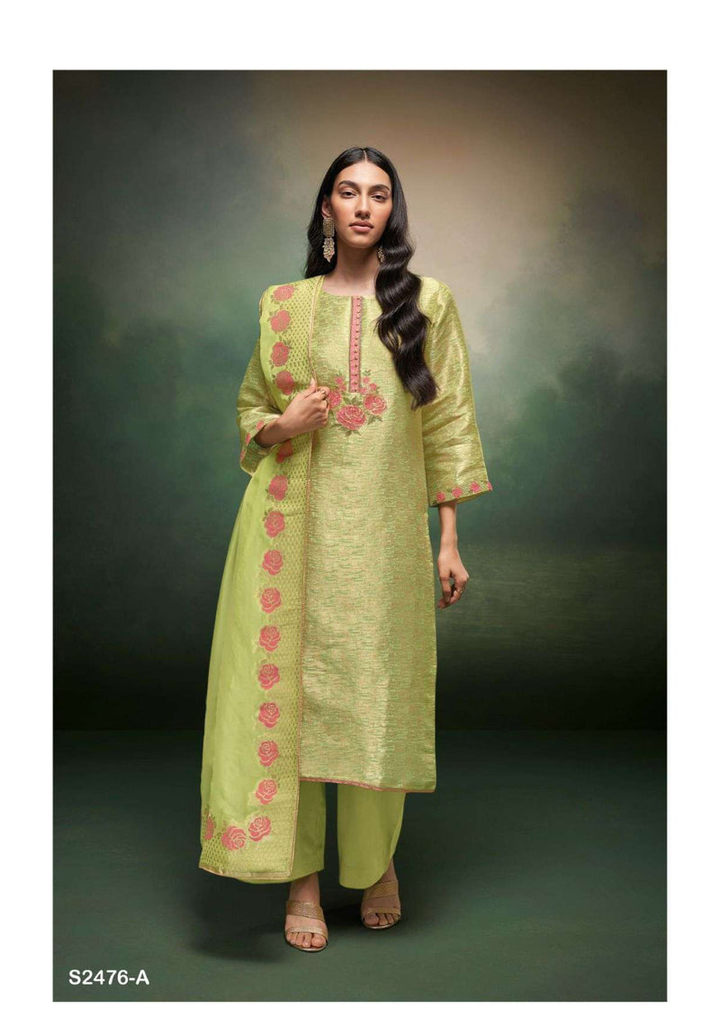 Ganga Fashion Jenya 2476 Organza Silk Designer Salwar Suit