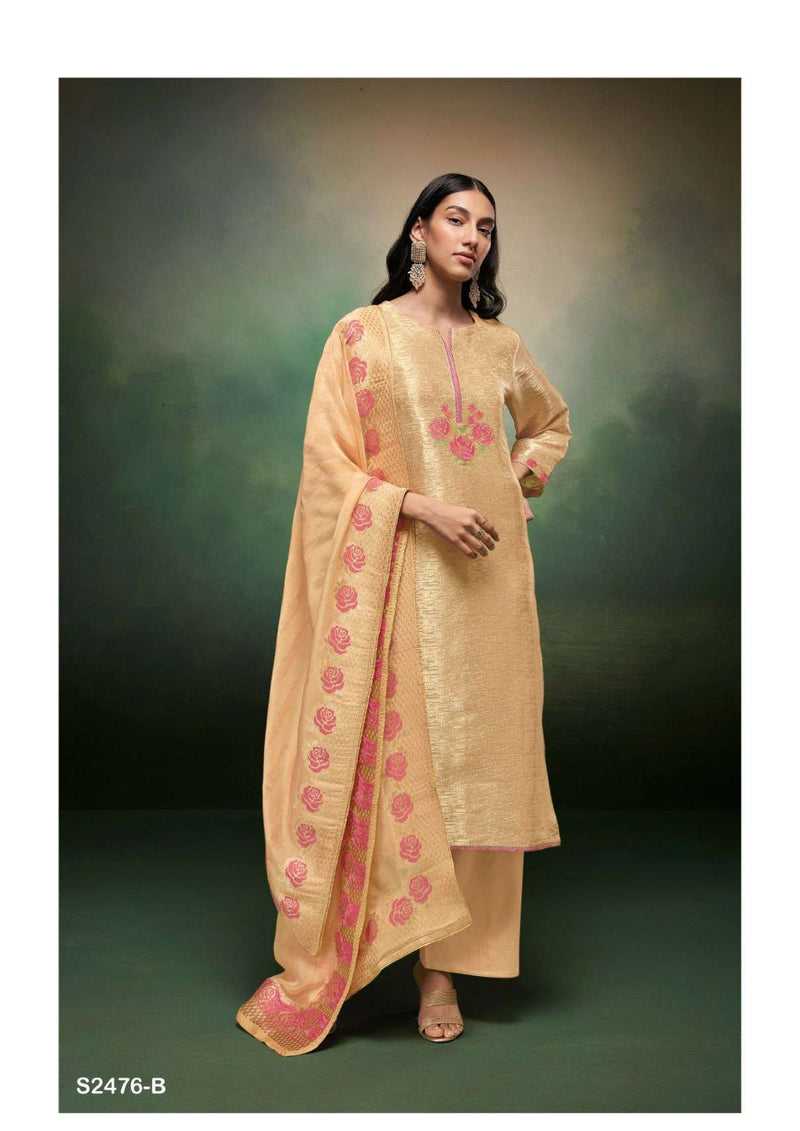 Ganga Fashion Jenya 2476 Organza Silk Designer Salwar Suit