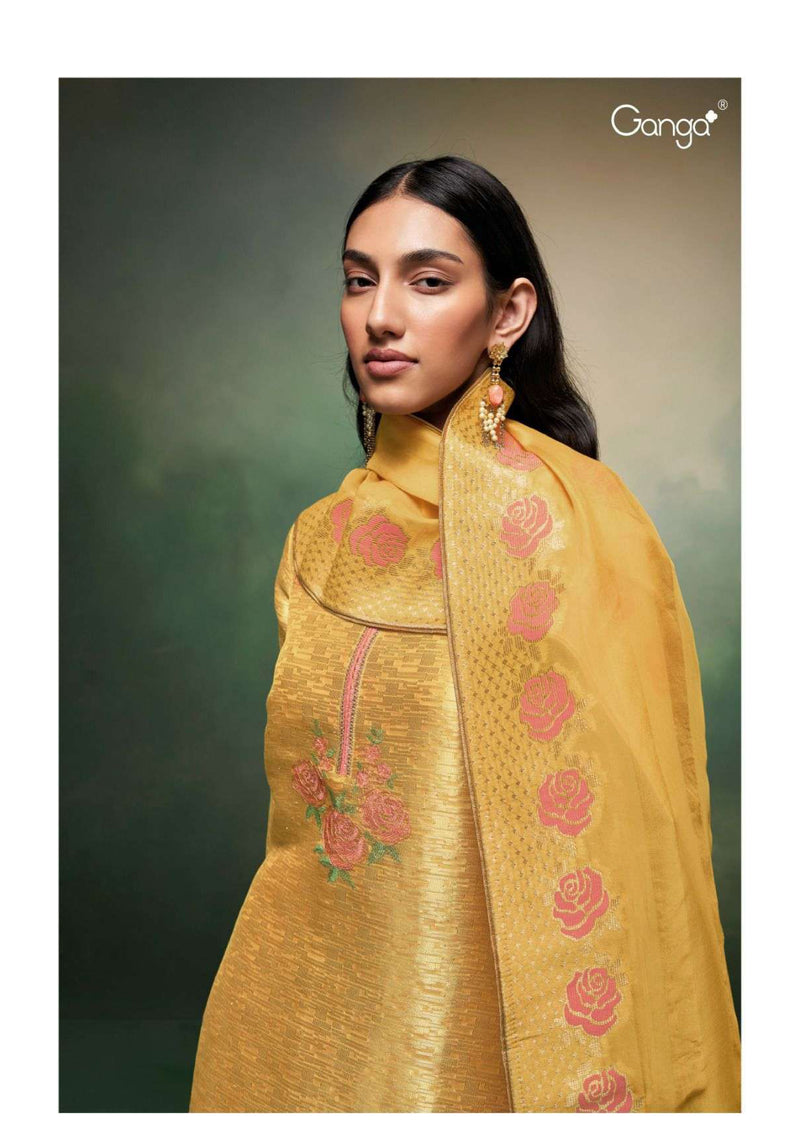Ganga Fashion Jenya 2476 Organza Silk Designer Salwar Suit