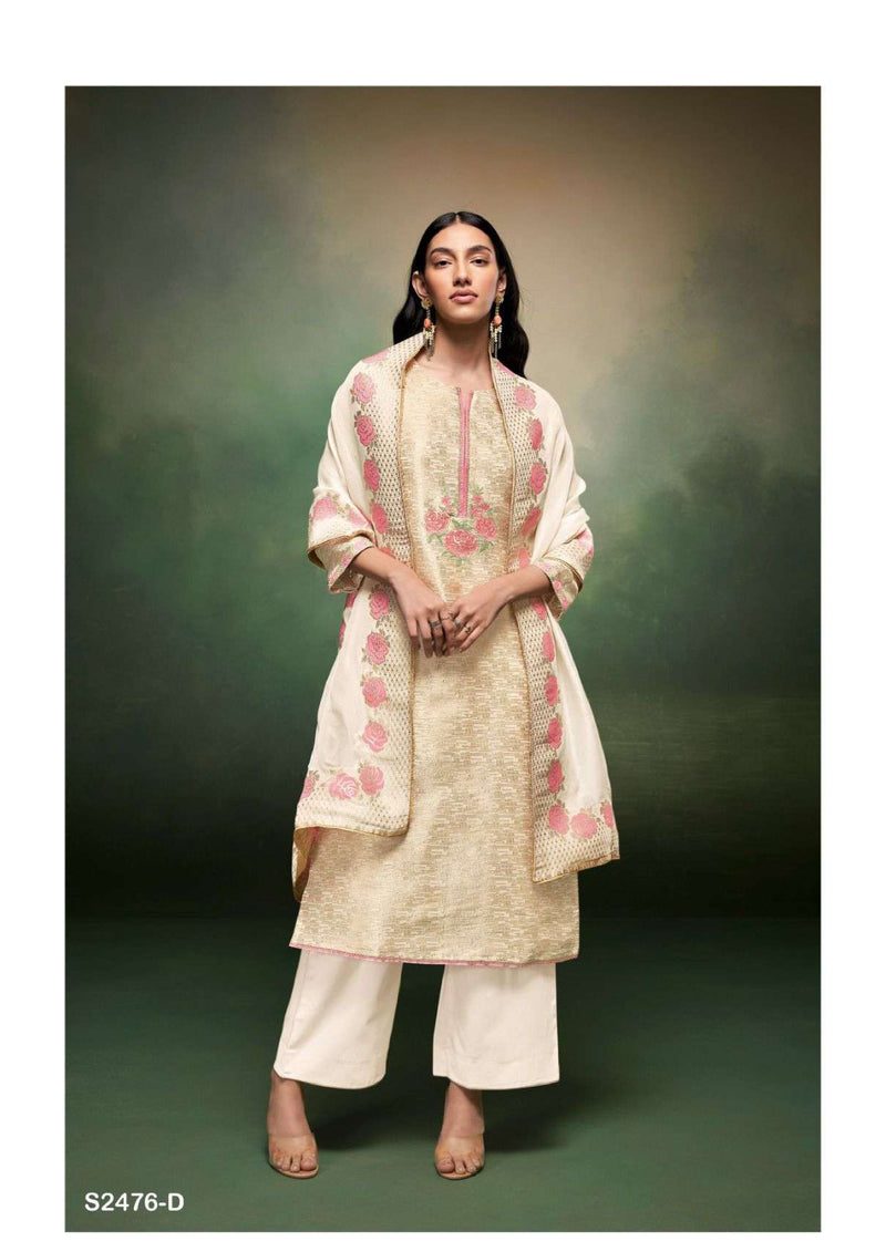 Ganga Fashion Jenya 2476 Organza Silk Designer Salwar Suit