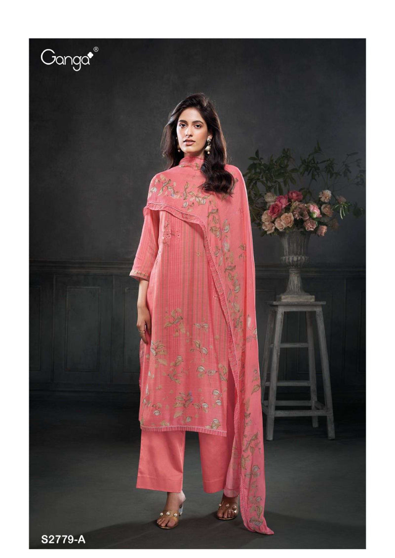 Ganga Fashion Jessalyn 2779 Bemberg Silk Printed Festival Wear Salwar Suit