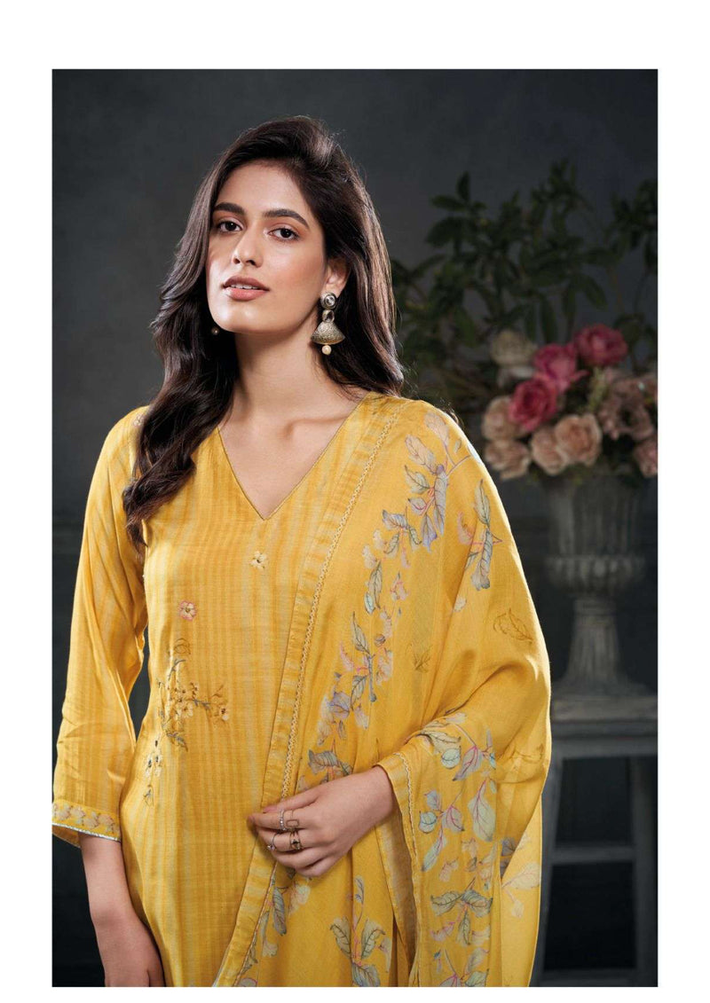 Ganga Fashion Jessalyn 2779 Bemberg Silk Printed Festival Wear Salwar Suit