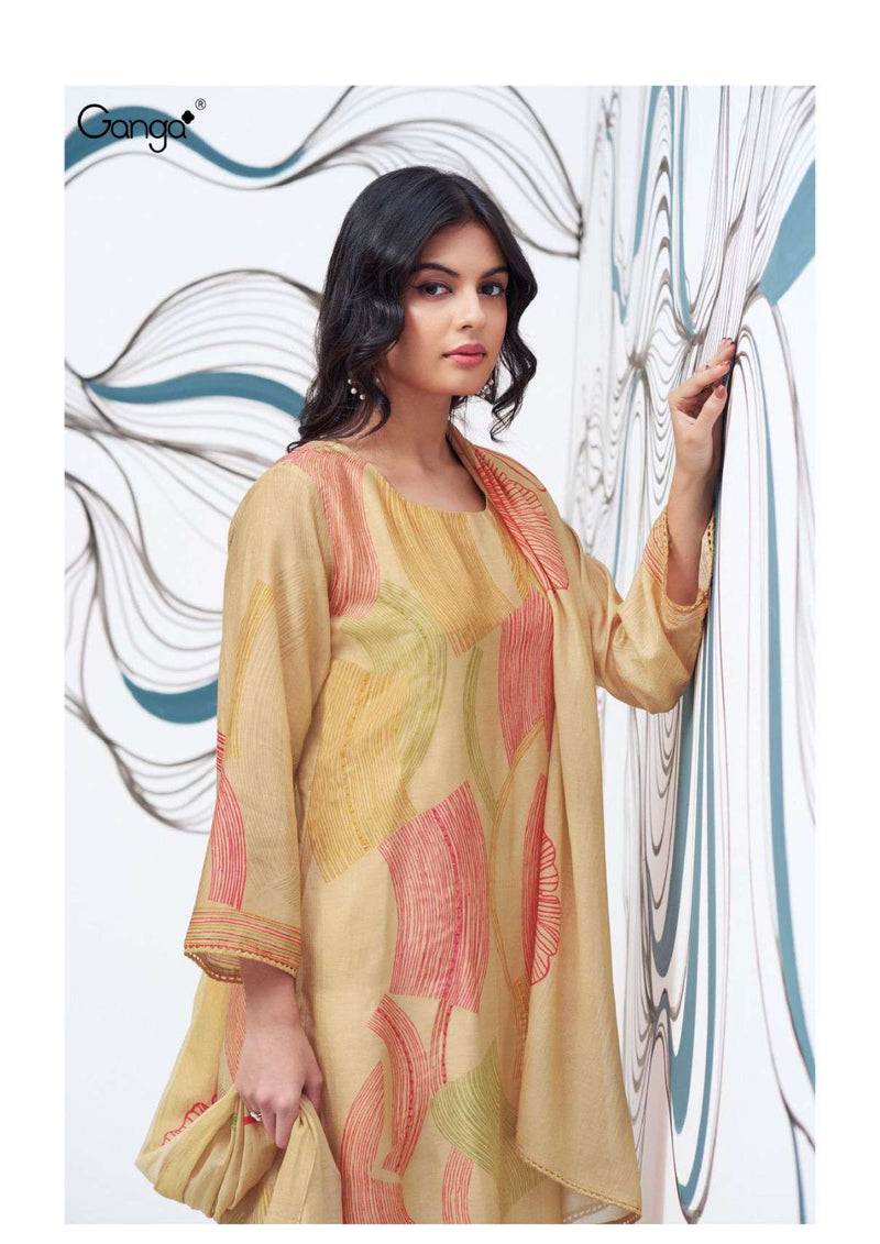 Ganga Fashion Kamilah 2585 Bemberg Silk Fancy Salwar Suit