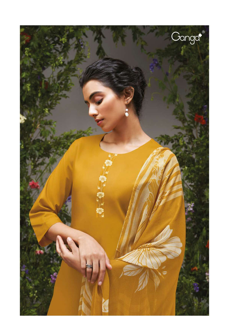 Ganga Fashion Kayra 2669 Cotton Daman Printed Fancy Salwar Suit