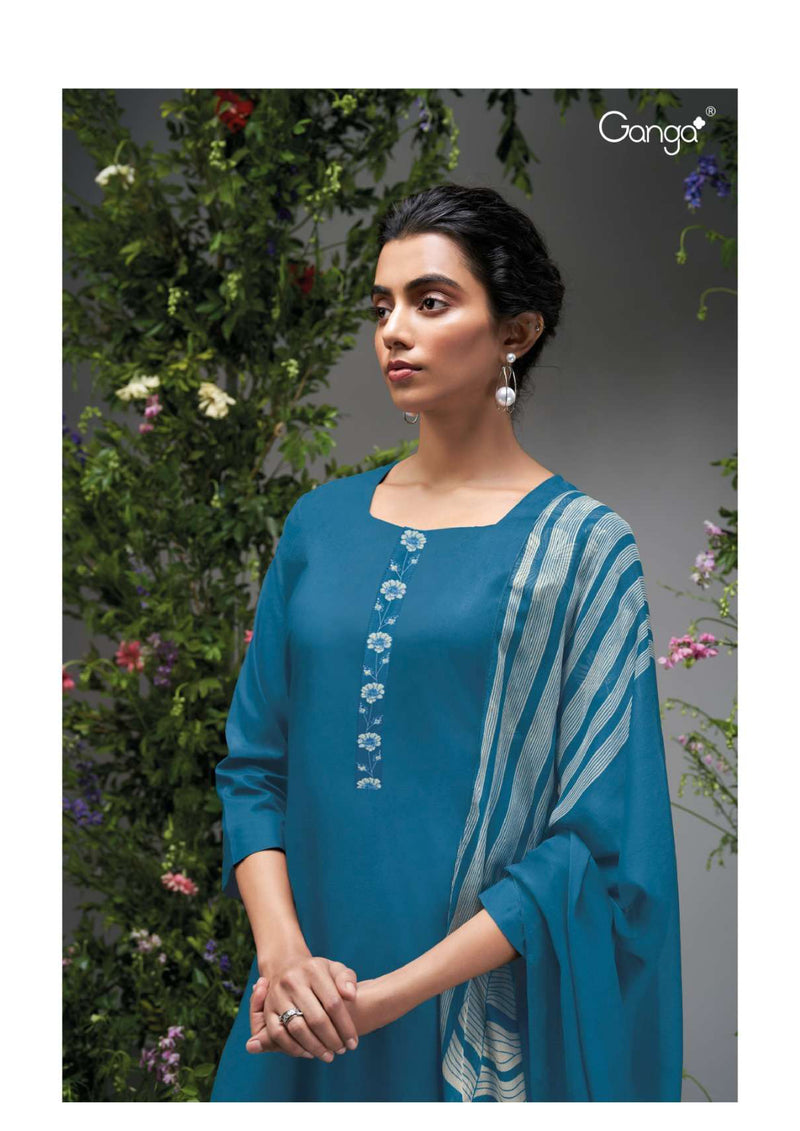 Ganga Fashion Kayra 2669 Cotton Daman Printed Fancy Salwar Suit