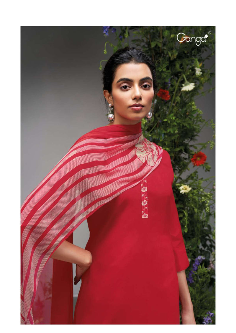 Ganga Fashion Kayra 2669 Cotton Daman Printed Fancy Salwar Suit
