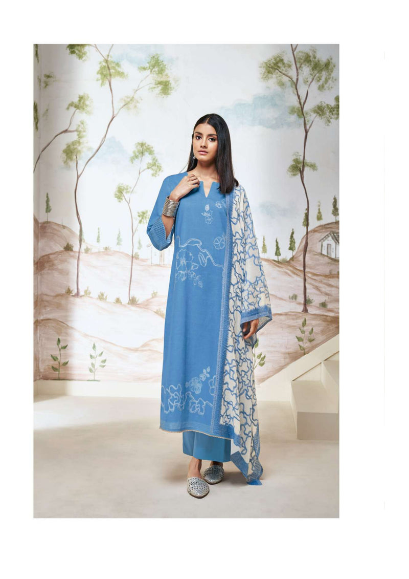 Ganga Fashion Kuhu Cotton Printed Embroidery Hand Work Fancy Salwar Kameez