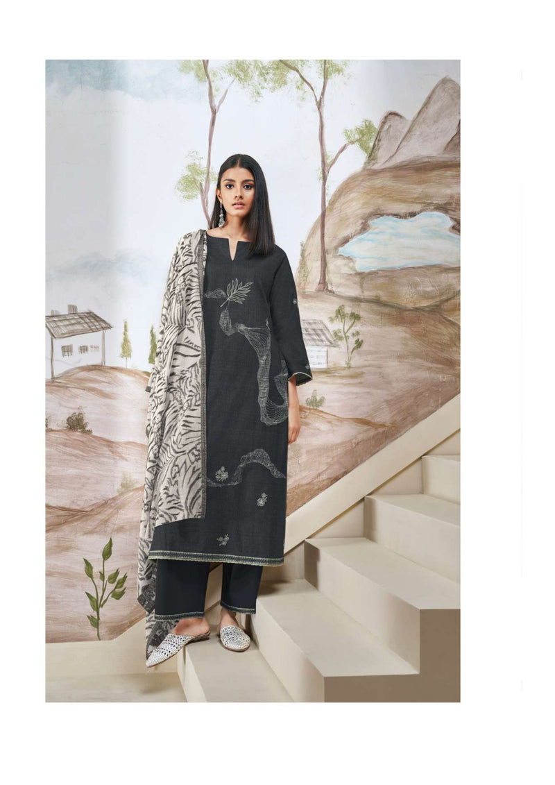 Ganga Fashion Kuhu Cotton Printed Embroidery Hand Work Fancy Salwar Kameez