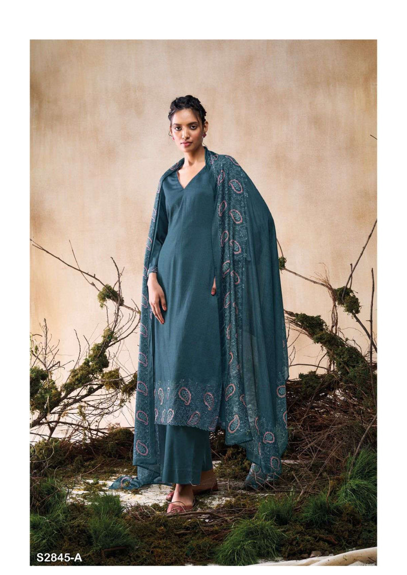 Ganga Fashion Leju 2845 Silk Satin Printed Designer Salwar Suit