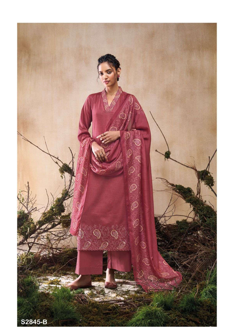 Ganga Fashion Leju 2845 Silk Satin Printed Designer Salwar Suit