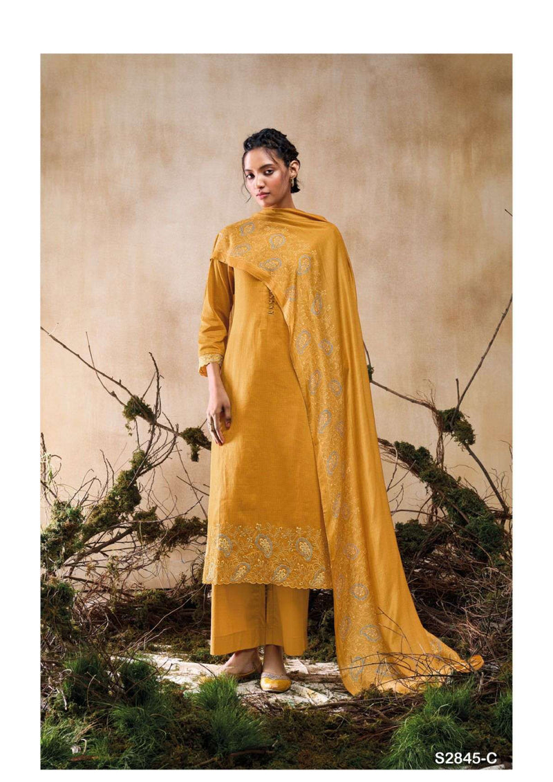Ganga Fashion Leju 2845 Silk Satin Printed Designer Salwar Suit