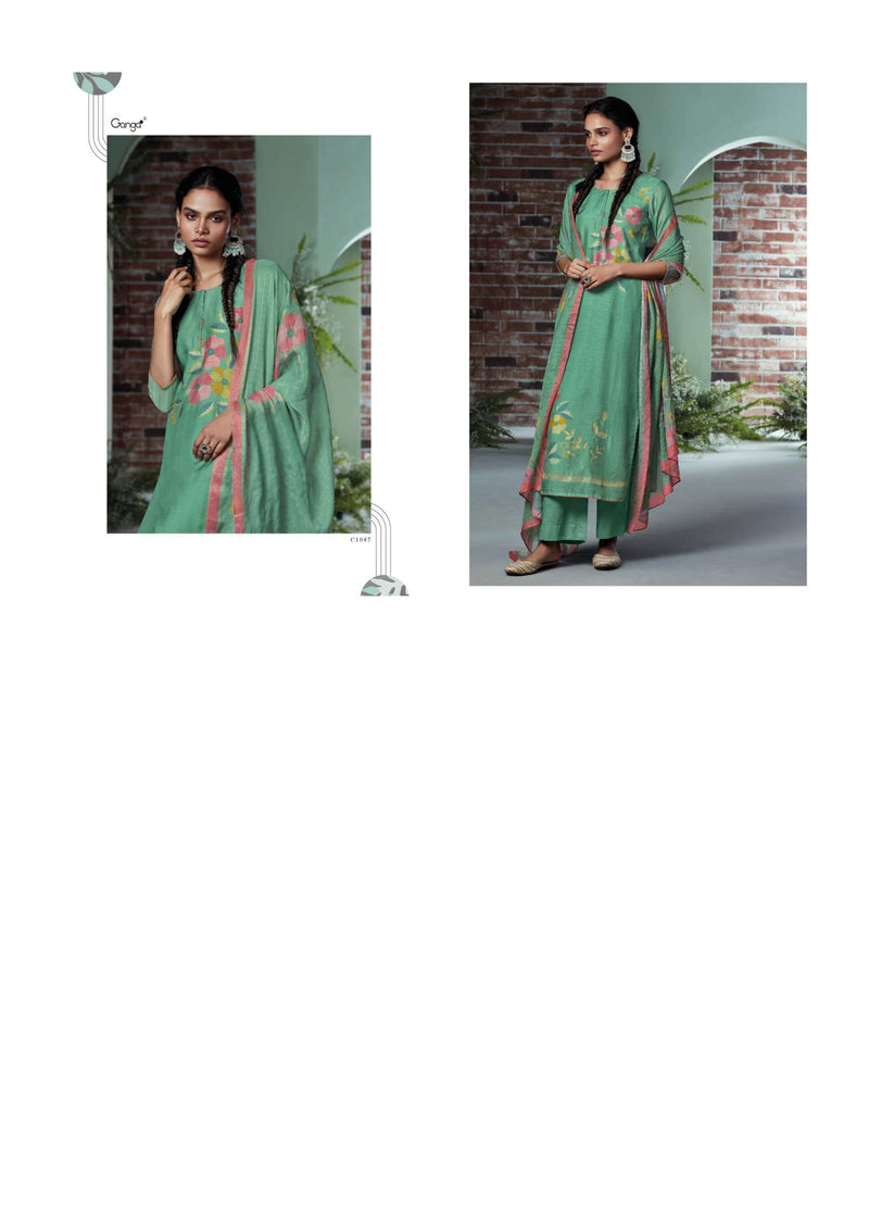 Ganga Fashion Lipsa Silk Printed Embroidery Fancy Salwar Suit