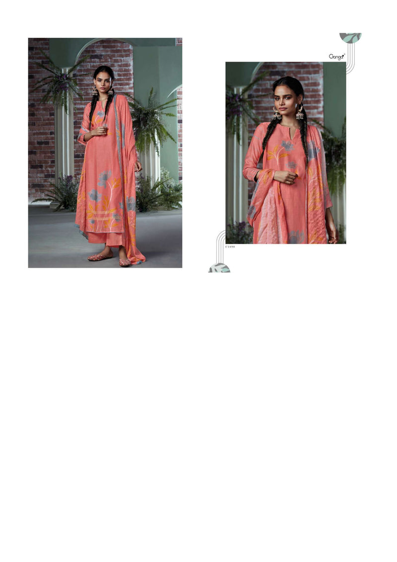Ganga Fashion Lipsa Silk Printed Embroidery Fancy Salwar Suit