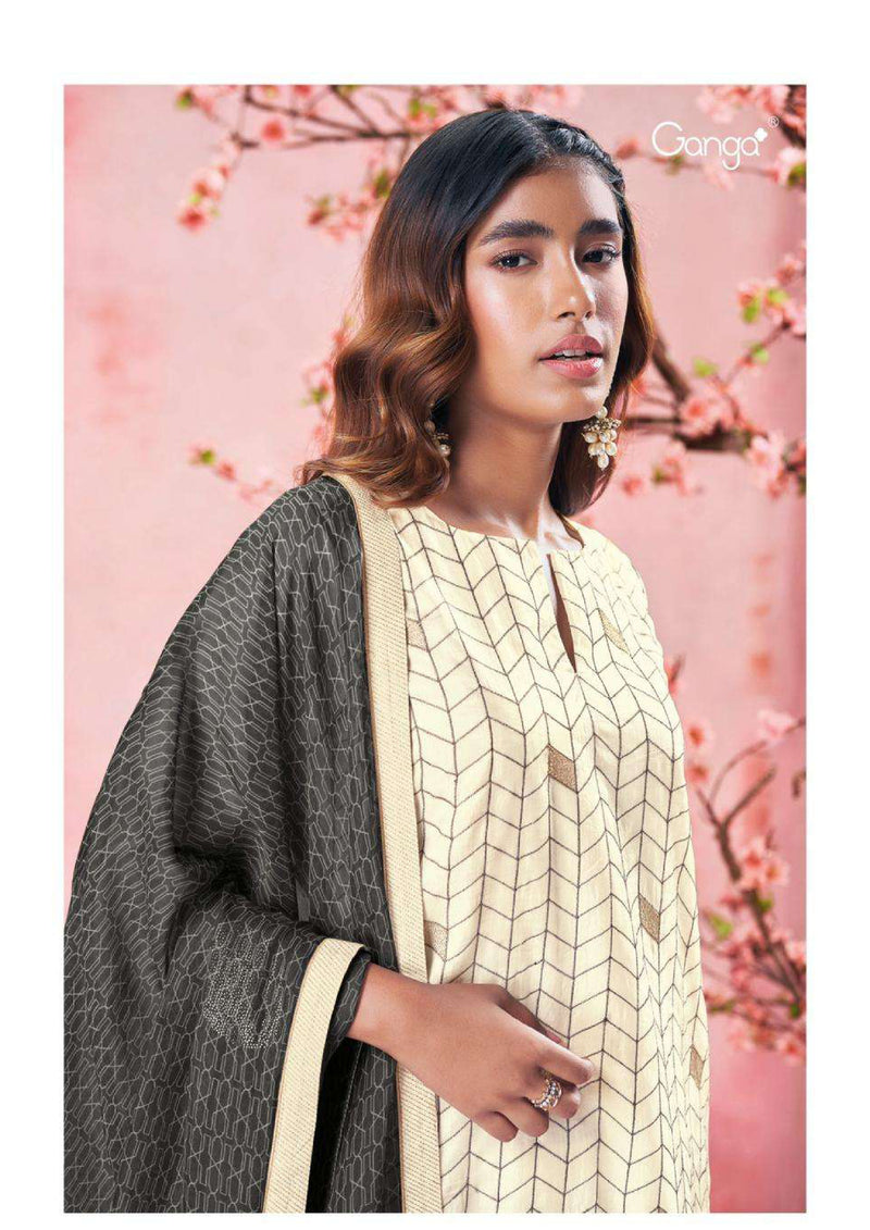 Ganga Fashion Lolita 2802 Bemberg Silk Heavy Designer Salwar Suit