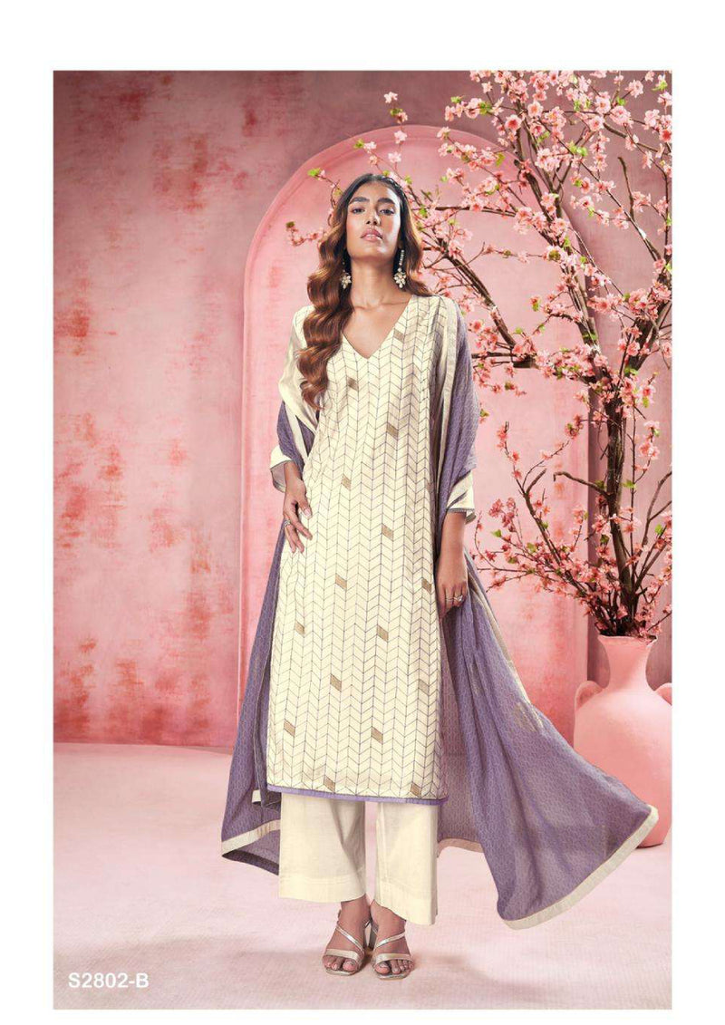 Ganga Fashion Lolita 2802 Bemberg Silk Heavy Designer Salwar Suit
