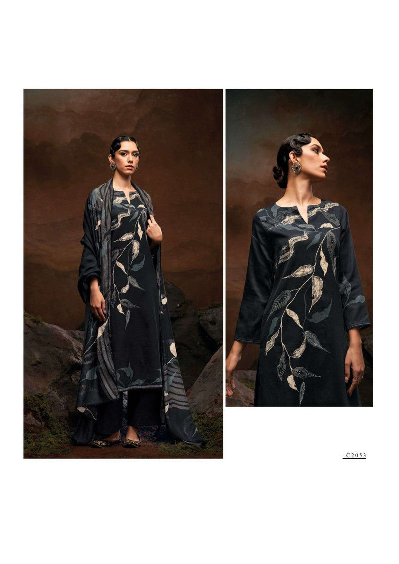 Ganga Fashion Mahnoor Cotton Silk Hand Embroidery Fancy Salwar Kameez