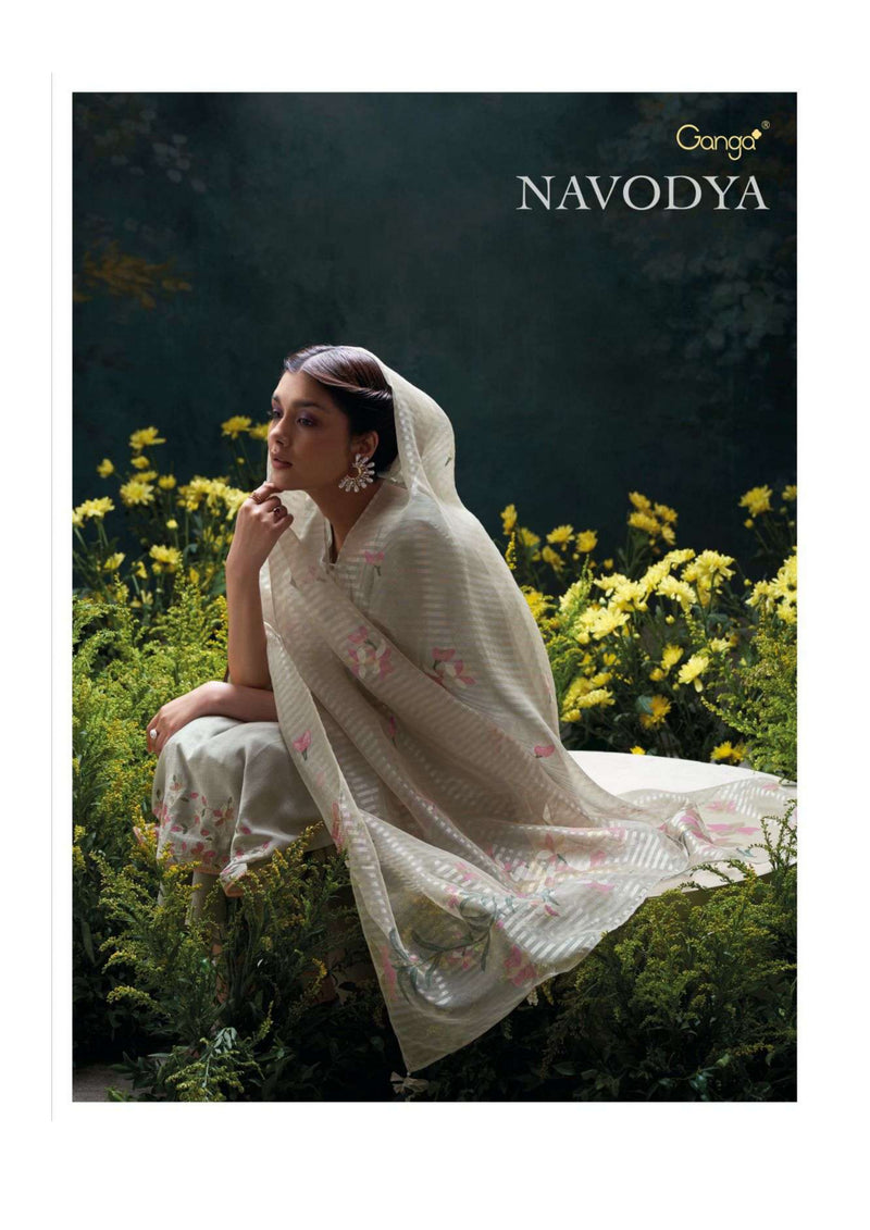 Ganga Fashion Navodya Bemberg Silk Designer Salwar Suit Collection