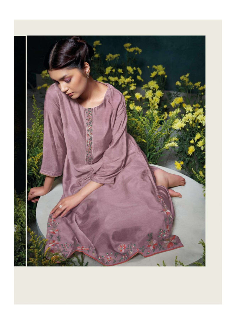 Ganga Fashion Navodya Bemberg Silk Designer Salwar Suit Collection