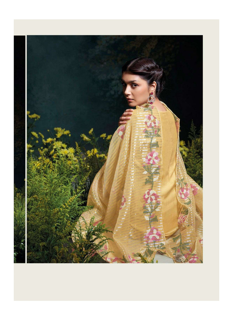 Ganga Fashion Navodya Bemberg Silk Designer Salwar Suit Collection
