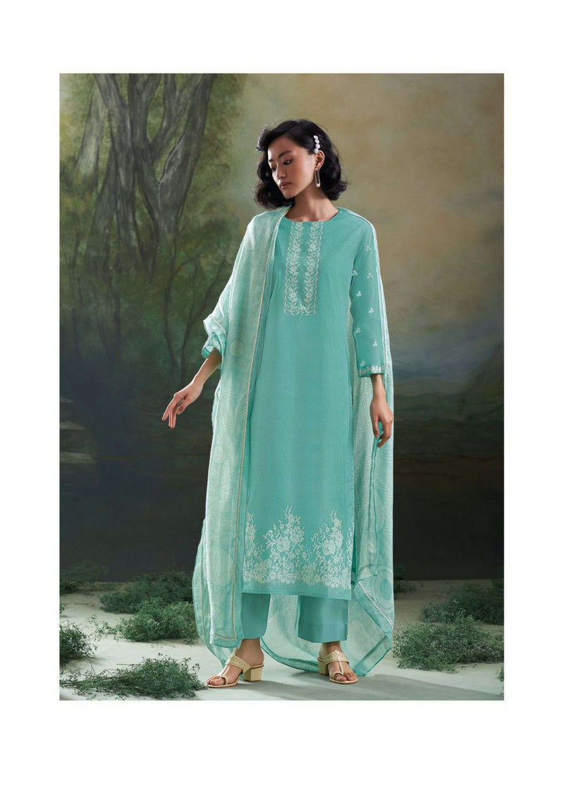Ganga Fashion Nihira Cotton Linen Printed Festival Wear Salwar Suit
