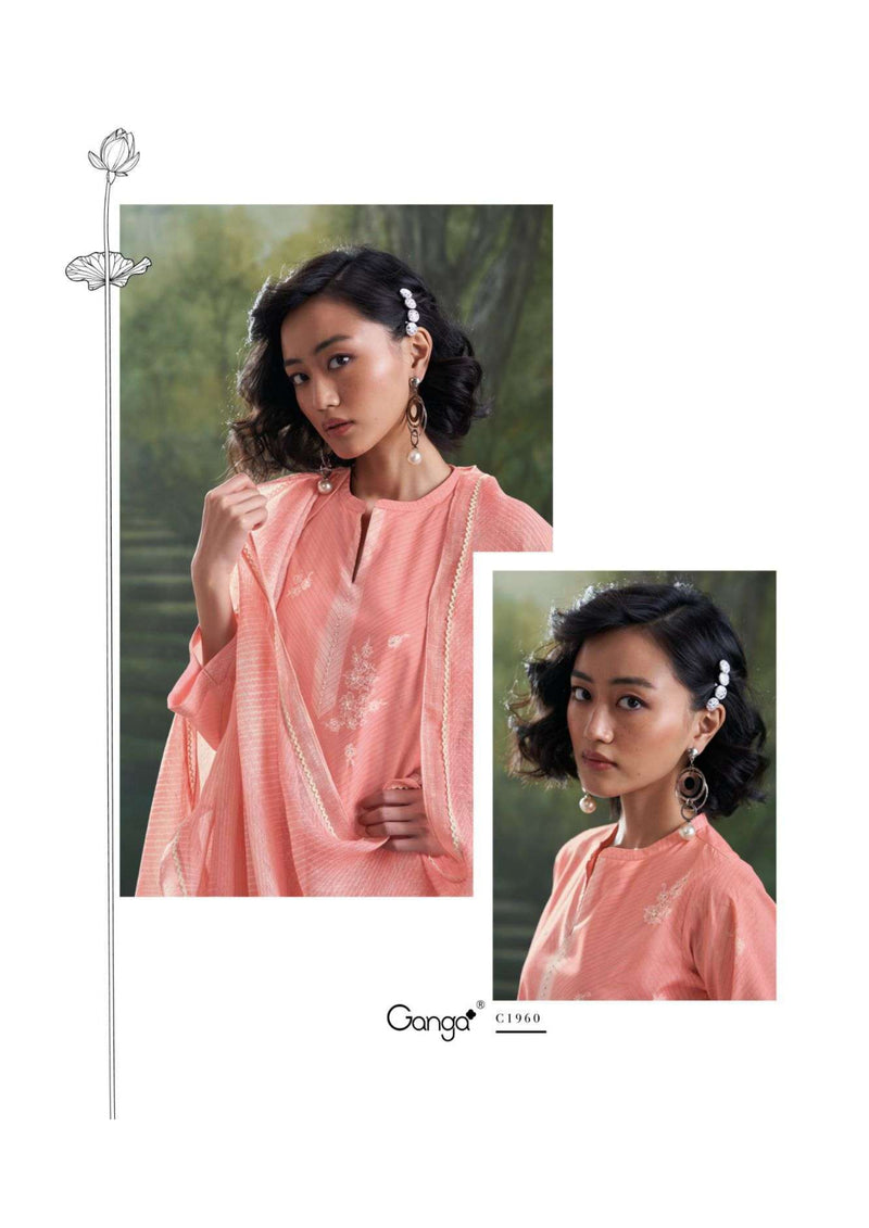 Ganga Fashion Nihira Cotton Linen Printed Festival Wear Salwar Suit