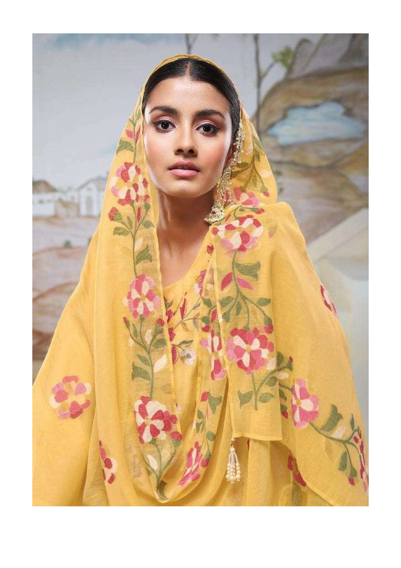 Ganga Fashion Nyssa Bemberg Silk Embroidery Work Salwar Kameez