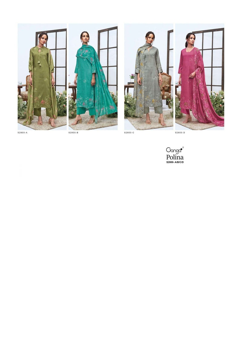 Ganga Fashion Polina 2800 Cotton Silk Daily Wear Salwar Kameez