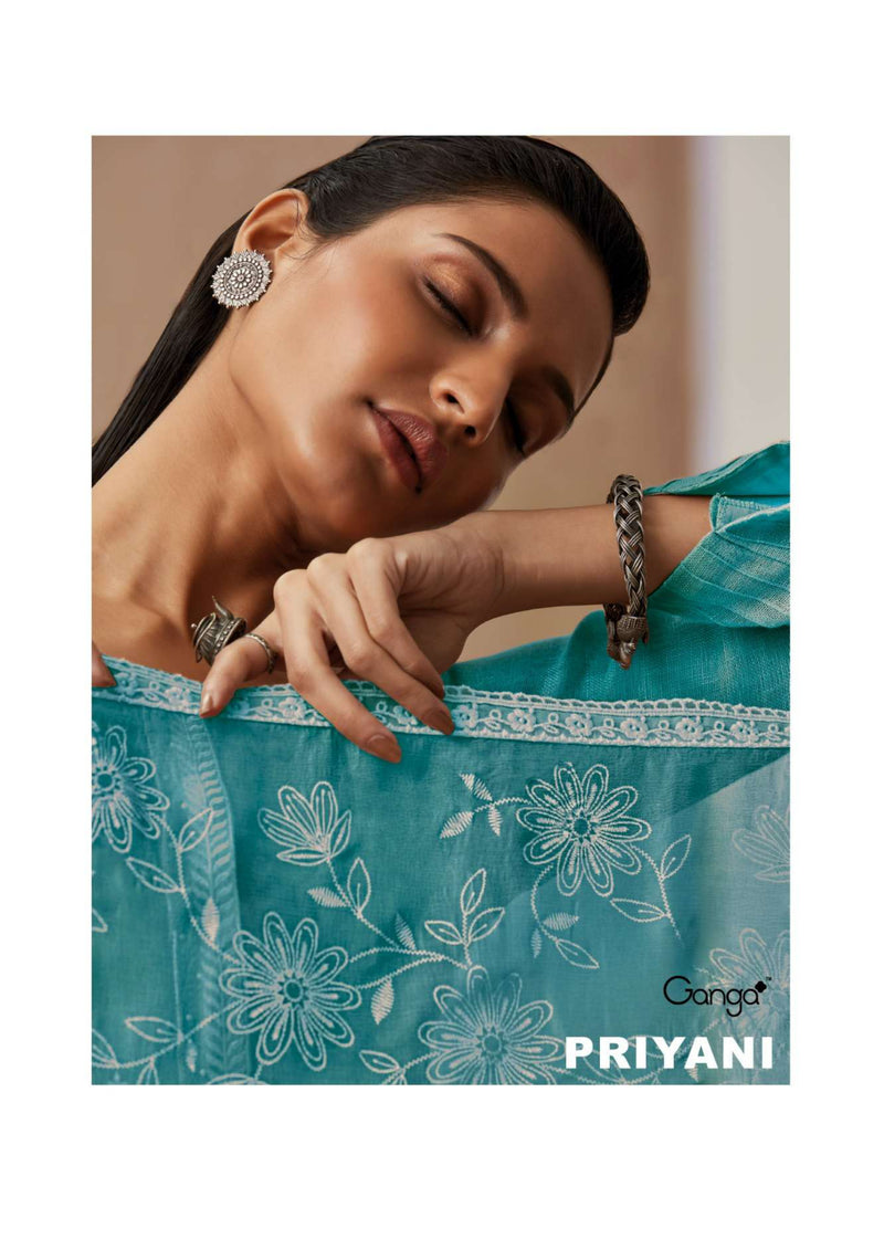 Ganga Fashion Priyani Cotton Linen Designer Salwar Kameez