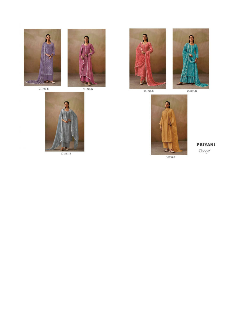 Ganga Fashion Priyani Cotton Linen Designer Salwar Kameez