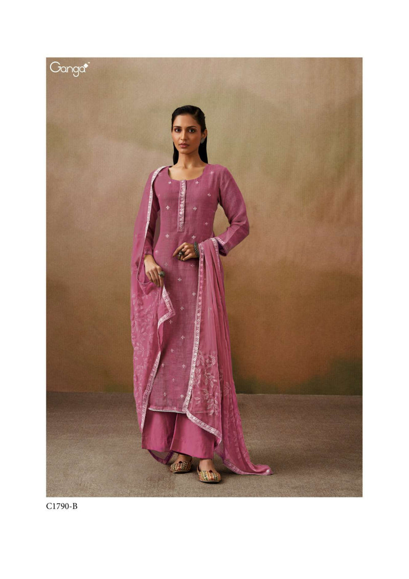 Ganga Fashion Priyani Cotton Linen Designer Salwar Kameez