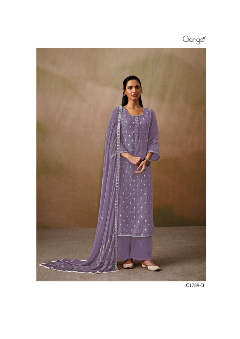 Ganga Fashion Priyani Cotton Linen Designer Salwar Kameez