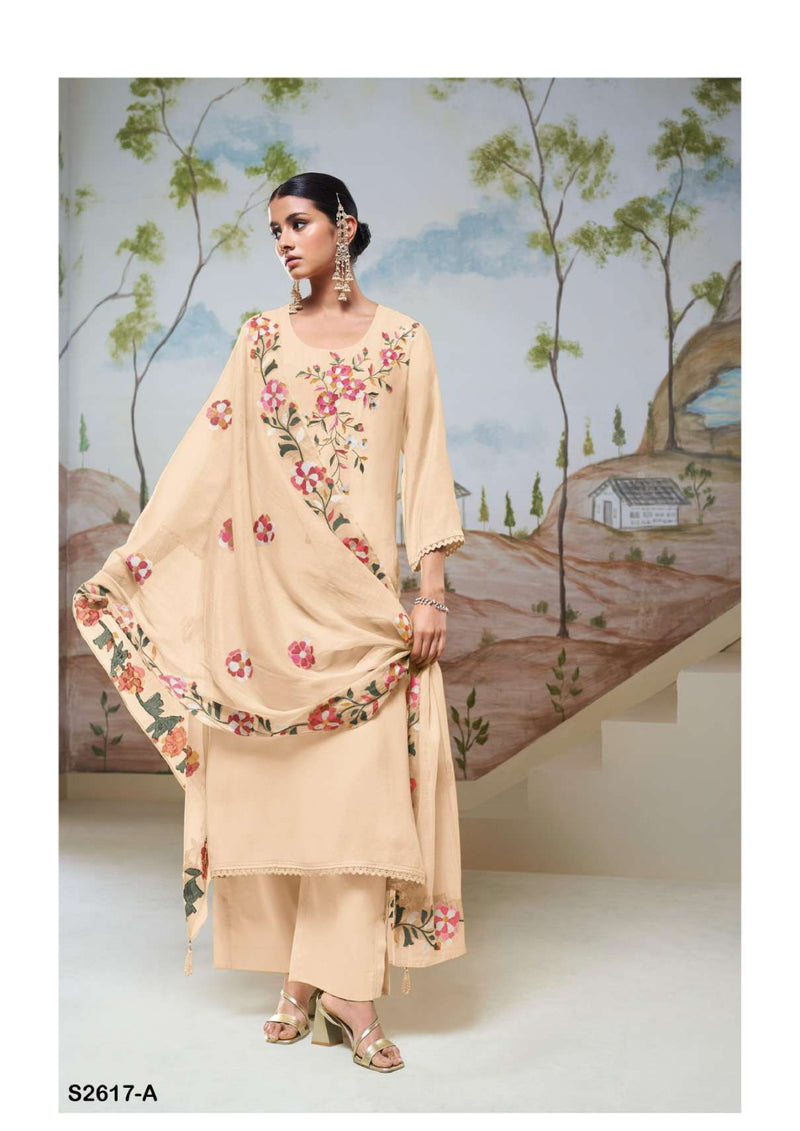 Ganga Fashion Rutikaw 2617 Bemberg Silk Fancy Salwar Kameez