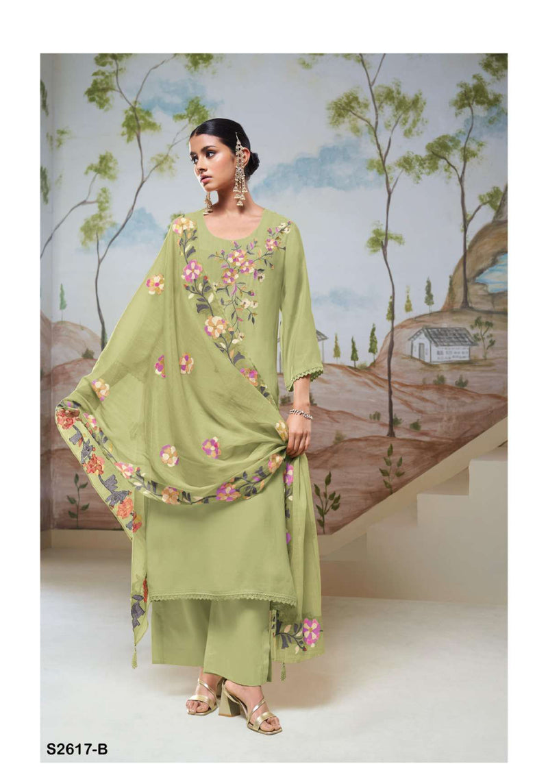 Ganga Fashion Rutikaw 2617 Bemberg Silk Fancy Salwar Kameez