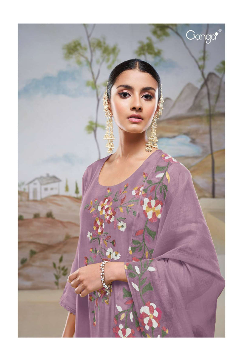 Ganga Fashion Rutikaw 2617 Bemberg Silk Fancy Salwar Kameez