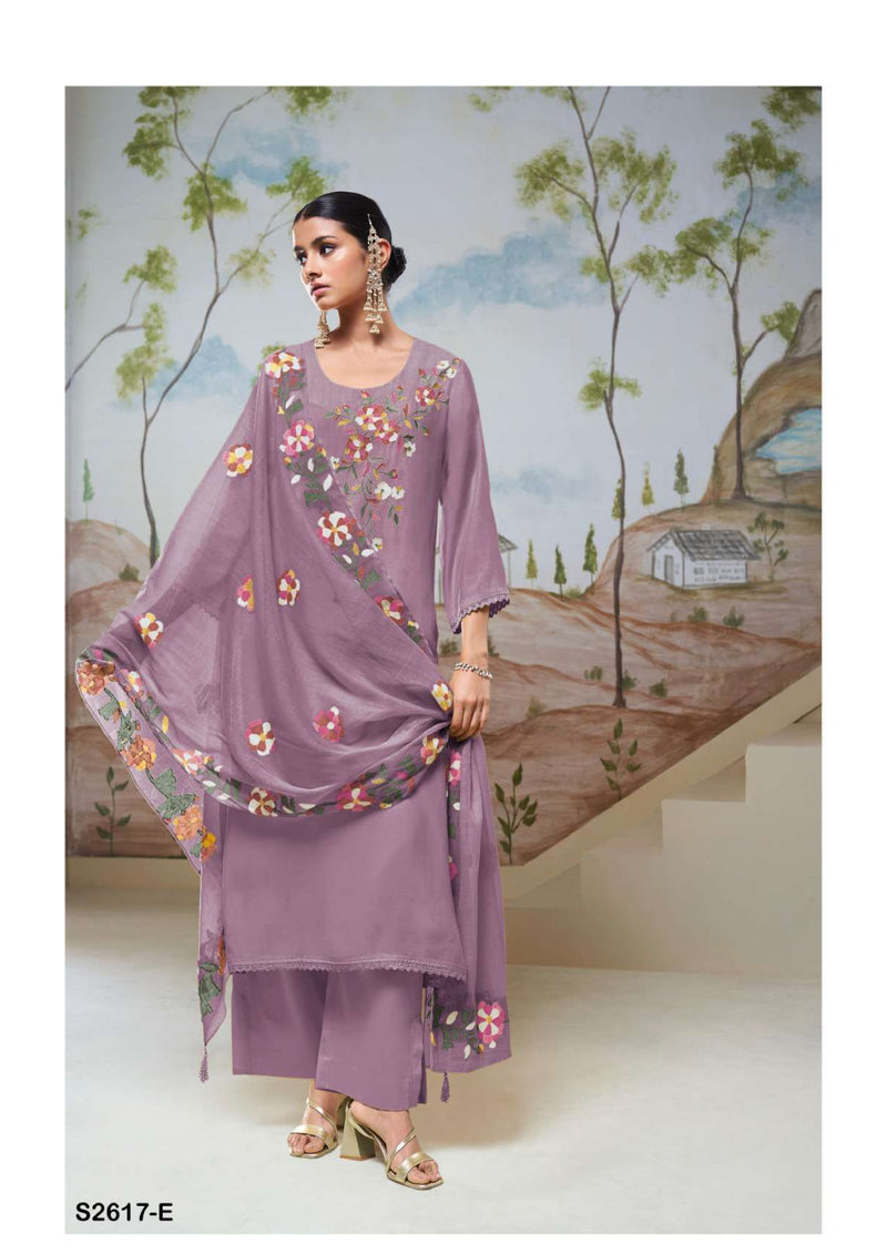 Ganga Fashion Rutikaw 2617 Bemberg Silk Fancy Salwar Kameez