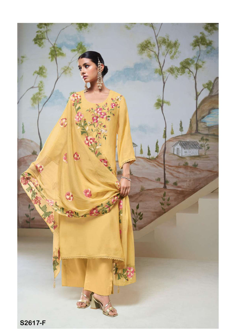 Ganga Fashion Rutikaw 2617 Bemberg Silk Fancy Salwar Kameez