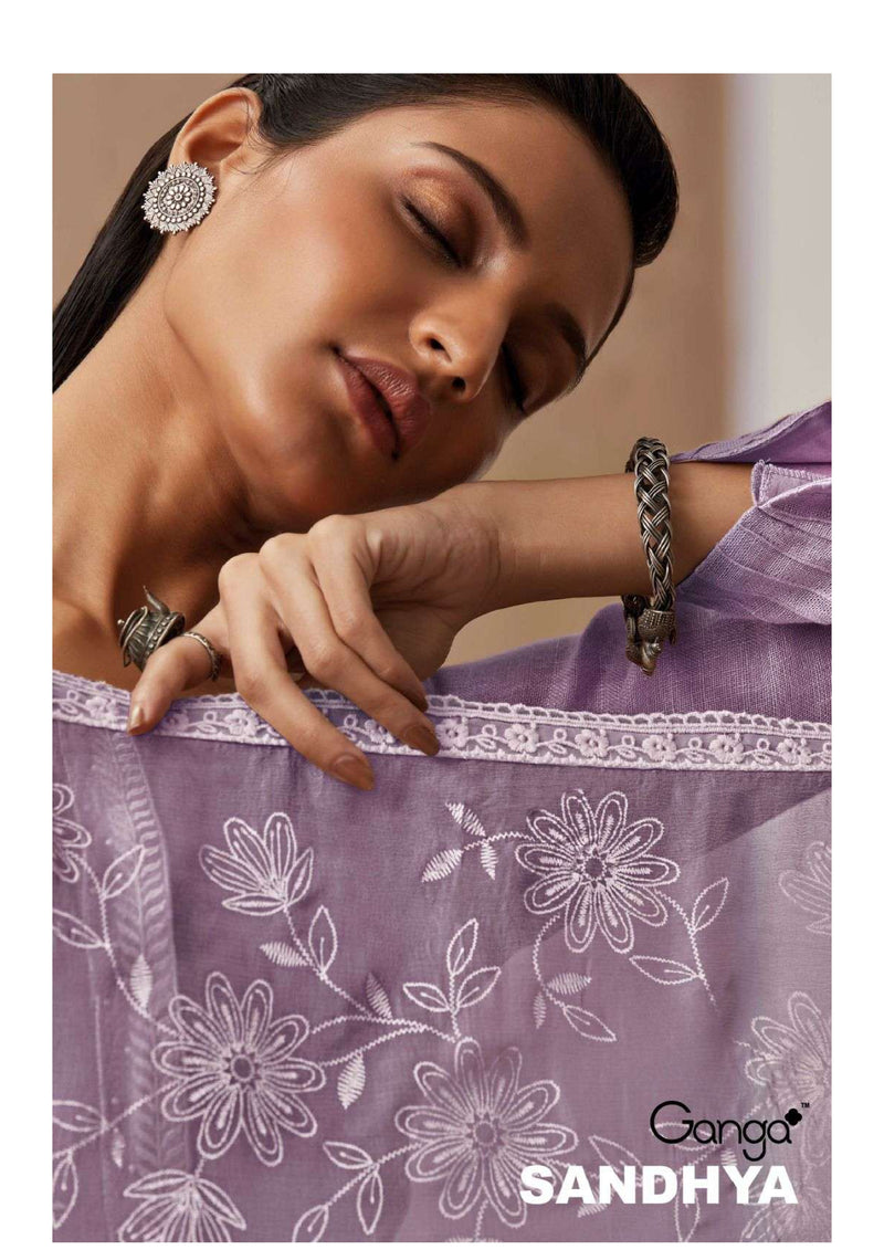 Ganga Fashion Sandhya Cotton Embroidery Hand Work Party Wear Salwar Suit