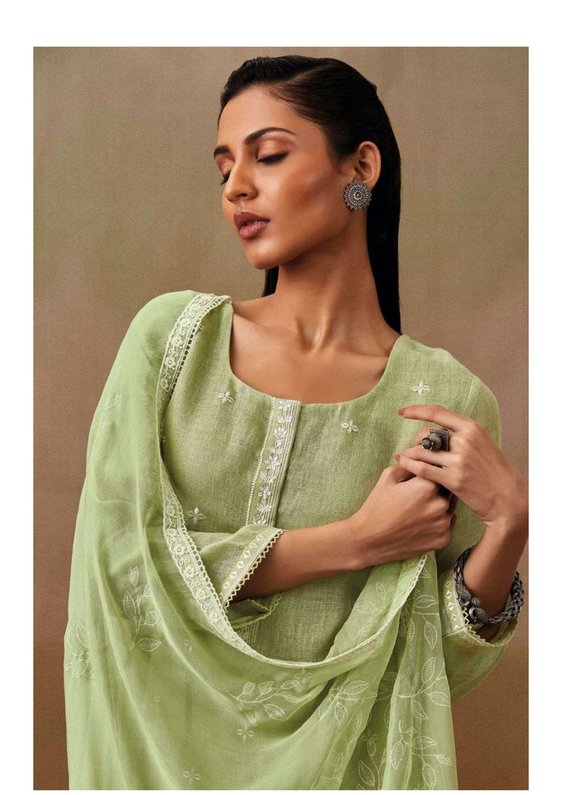 Ganga Fashion Sandhya Cotton Embroidery Hand Work Party Wear Salwar Suit