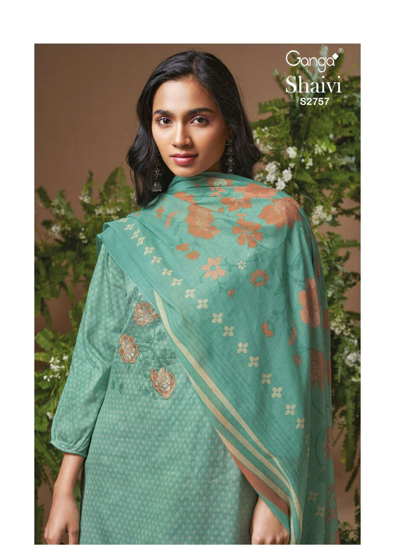Ganga Fashion Shaivi 2757 Cotton Printed Daily Wear Salwar Kameez