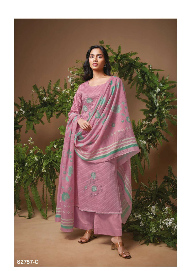 Ganga Fashion Shaivi 2757 Cotton Printed Daily Wear Salwar Kameez